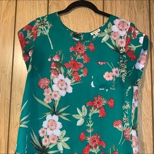 Lily White floral blouse